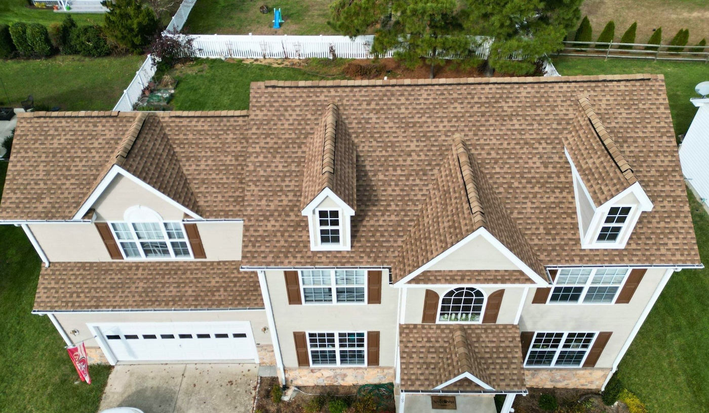 new asphalt roof installation
