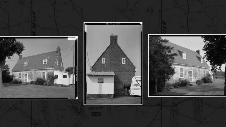 historic images of the cannon maston house in black and white